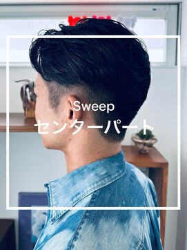 ヒール 銀座(heel) 【上杉秀明】sweep センターパート