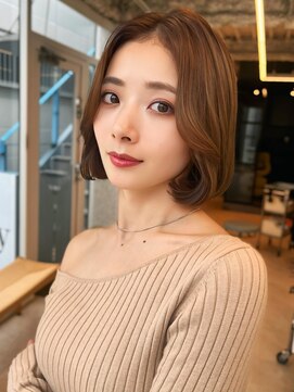 レディ 表参道(Lady) 20 代30代40代ナチュラルボブ顔周りボブ大人ショートボブ顔周り