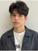 フェザーパーマメンズパーマサイドバックメンズショートカット