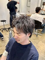 ザデイ カットアンドカルチャーショップ(THE DAY CUT&CULTURE SHOP)&nbsp;アップバング×シルバーメッシュ