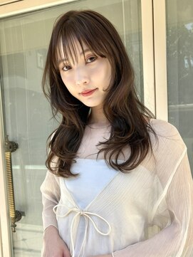 トレス(TRESS) レイヤー/顔まわりレイヤー/ブリーチなしカラー/透明感カラー