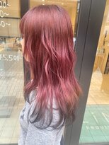 リーナ ビューティガーデン(LiNA BeautyGarden)&nbsp;エンドカラー♪チェリーレッド×ダークブラック