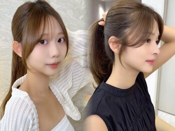 ロンドアヴァントゥス 池袋(Lond aventus)の写真/[カット+トリートメント￥4980]巻き方次第で雰囲気を変えるレイヤーカット！韓国風/ザクザクレイヤーも自在