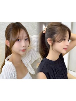 [カット+トリートメント\4980]巻き方次第で雰囲気を変えるレイヤーカット！韓国風/ザクザクレイヤーも自在