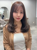 ボタン ハカタ(VOTAN hakata) ◎ 暗めカラー/前髪/顔まわりカット/ブラウンベージュ/博多 ◎