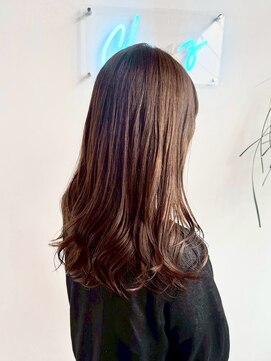 グランツ(GLANZ) 透け感ブラウン×ゆるふわロング