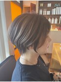 耳かけ丸みショート