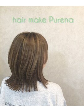 プレナ(hair make Purena) ハイライト/バレイヤージュ／透明感/髪質改善