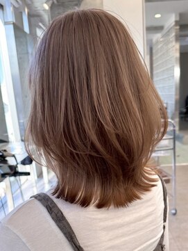 サンクマーケット 渋谷(cinq MARKET) 渋谷ミディアムボブチョコレートブラウンマロンブラウンカラー