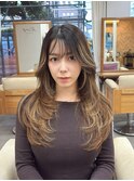 海外レイヤー　レイヤーカット