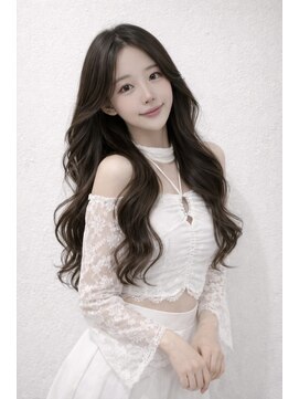 ユウキカガヤキ(YUUKI KAGAYAKI) 姫路 レイヤーカット ロング 姫路 縮毛矯正 縮毛矯正 自然