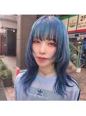 ダークアッシュ/似合わせカット/ミディアムレイヤーカット