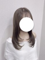 ノアサロン(Noa SALON)&nbsp;艶ストレートロング × 顔まわりレイヤー