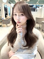 マインバイアフロートギンザ(MYNE by AFLOAT GINZA)&nbsp;ロングレイヤー/韓国ヘア/ミルクティーブラウン/ガーリー