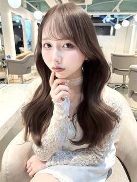 マインバイアフロートギンザ(MYNE by AFLOAT GINZA) ロングレイヤー/韓国ヘア/ミルクティーブラウン/ガーリー