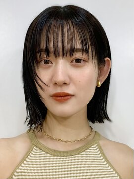 アイトーキョーエス 渋谷(AI TOKYO S) レイヤーボブ/オリーブベージュ/結べるボブ