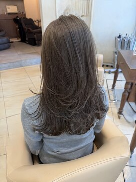 ザック ヴィ(ZACC vie) レイヤー/ ブリーチなしカラー/ベージュ/透明感カラー