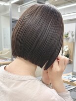エルヘアメゾン(el. hair maison) ボブ縮毛矯正☆グレージュカラー