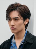 新橋メンズパーマツイストスパイラルパーマ波巻きニュアンス