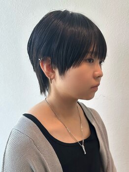 サラ ビューティー サイト 古賀店(SARA Beauty Sight)の写真/【古賀/福津/イオンモール福津】骨格を活かした小顔ショートヘアが大人気◎大人可愛い360度美シルエット♪