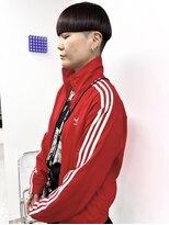 イラカ(elaka)&nbsp;ピンクブラウン×刈り上げショート×マッシュライン