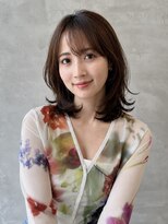 ブリッサ(brisa) 大人くびれミディアム×韓国風 顔まわりレイヤー