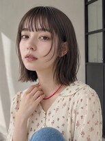 ユーフォリア 青山(Euphoria)&nbsp;フレンチカジュアル大人美人小顔丸み顔周りレイヤーボブ