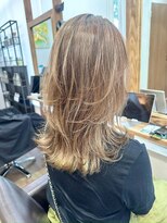 ハーツ 青山表参道店(Heart's) 白髪ぼかし脱白髪染め似合わせレイヤーカット40代50代60代