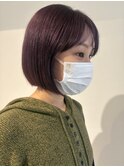 ボブ×ディープバイオレット