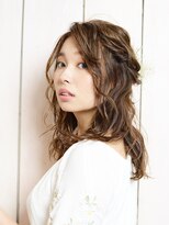 アース オーセンティック 関内店(EARTH Authentic)&nbsp;ゆる編み下ろしハーフアップ【EARTH/A関内】