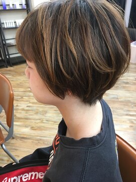 ラブレア(La-Brea) ショート×ハイライト