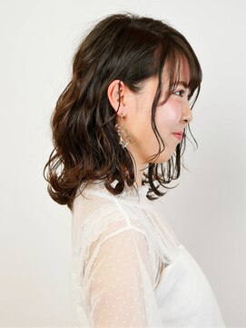 ウェーヴ アズシュガー 浜松佐藤店(wave as sugar) 〈wave佐藤店〉ブルージュショートパーマデザインカラーウェーブ