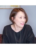 前髪長めの短すぎない、くびれショート