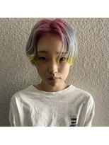 クク(QUQU)&nbsp;ハイデザインカラーとショートスタイル