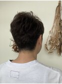 メンズパーマ風ショート