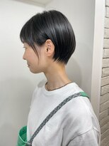 ショートボブ/大人巻き/ぷつっとボブ/ナチュラルモード/銀座駅