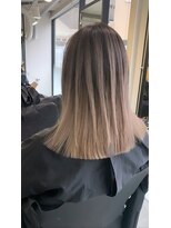 ラフ 難波店(LAFF)&nbsp;#黒髪#ボブルフ#ネビージュ#小顔#ワンレン