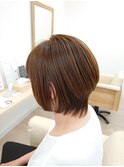☆大人女性美髪ショートグラデーションボブ☆