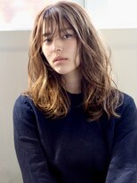 ザデイ(THE DAY)&nbsp;シースルーバング透け感ハイライトセミロング