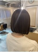 切りっぱなしボブ