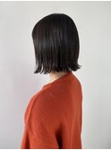 ぱつっとボブ