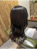 ＃グレージュカラー＃シルキーベージュ＃斜めバング