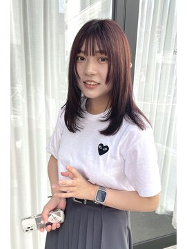 ティル(till) 【till_emi】 ハッシュカット + レッドブラウン