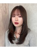 ○韓国小顔カット×レイヤーカット