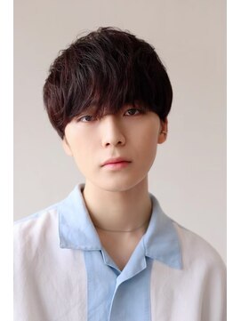 ソイクフ(SOY KUFU) MEN’S HAIR カルマパーマアッシュブラックマッシュパーマ