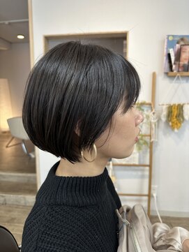 クート 北浦和(ku-to) イルミナカラーで透明感グレージュ/ショートボブ