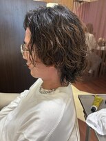 ビアンコ(BlANCO)&nbsp;スパイラル無造作色気パーマ(四ツ橋）