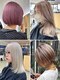 サニー 加古川駅南店(SUNNY)の写真/“透明感×柔らかさ”はお任せ下さい！デザインカラーやハイトーンショートで自分だけのおしゃれを♪