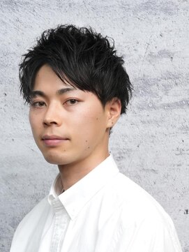 エース 中野(Ace) 爽やかツーブロックアップバング<理容室><MEN'S/中野/バーバー>