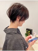 柔らか質感丸みショート